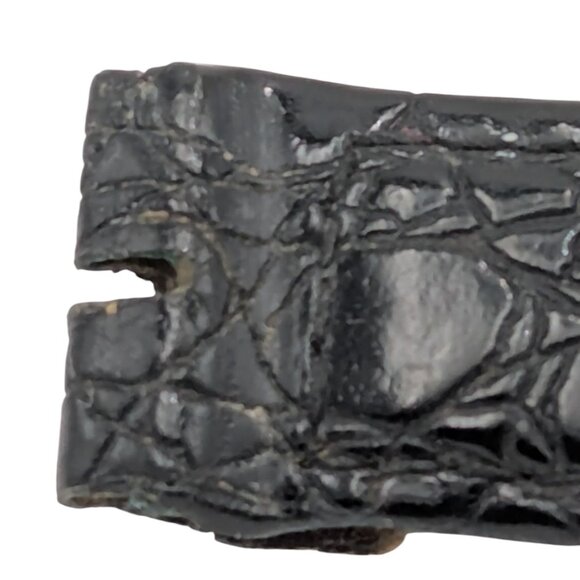 Wittnauer Vintage Mens Quartz Watch With Diamonds Missing Buckle On Strap - Picture 7 of 8